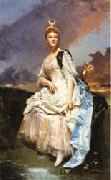 Raimundo de Madrazo Y Garreta Marquise d' Hervey Saint-Denys oil painting artist